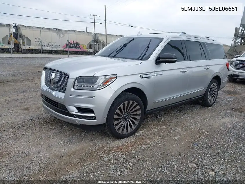 2018 Lincoln Navigator L Reserve VIN: 5LMJJ3LT5JEL06651 Lot: 45486265