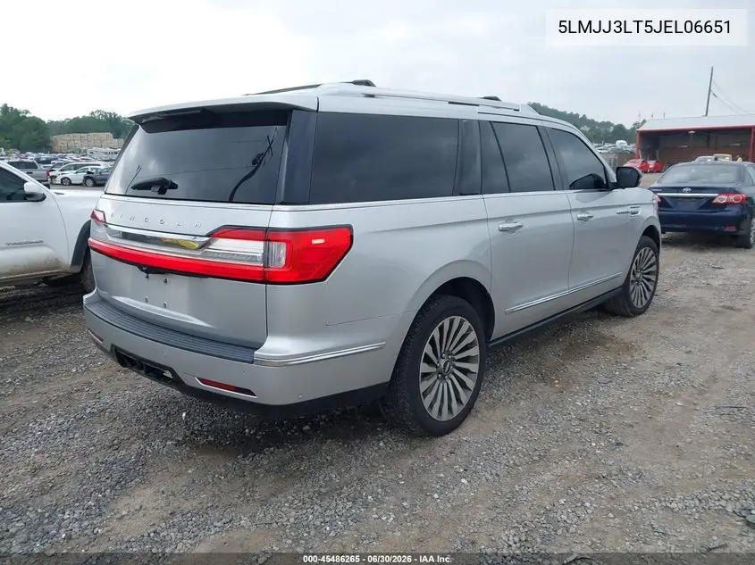 2018 Lincoln Navigator L Reserve VIN: 5LMJJ3LT5JEL06651 Lot: 45486265
