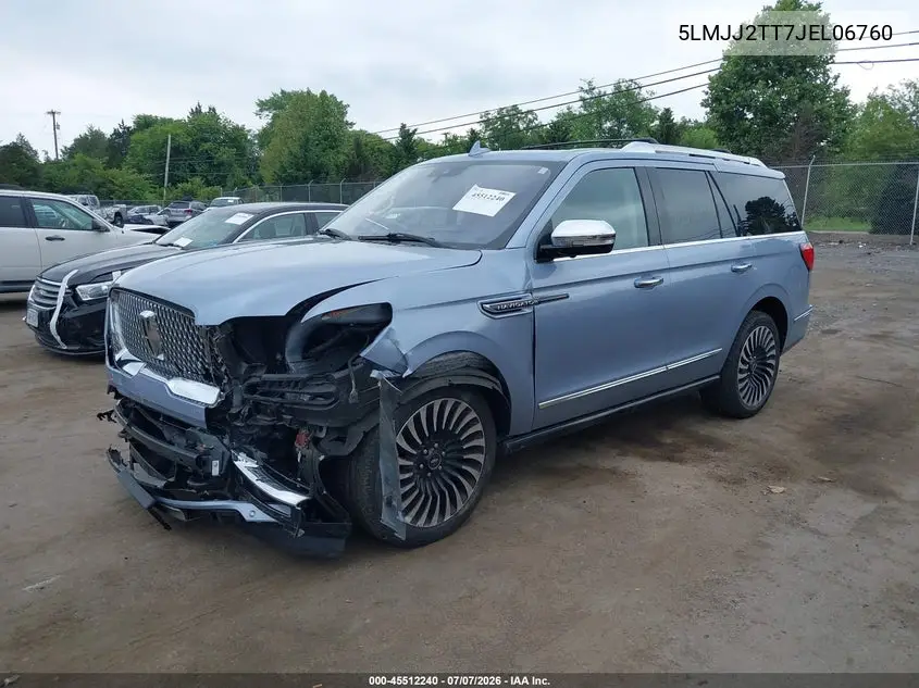 2018 Lincoln Navigator Black Label VIN: 5LMJJ2TT7JEL06760 Lot: 45512240