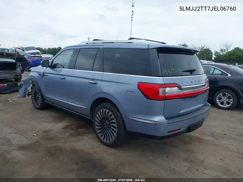 2018 Lincoln Navigator Black Label VIN: 5LMJJ2TT7JEL06760 Lot: 45512240