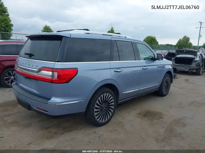 2018 Lincoln Navigator Black Label VIN: 5LMJJ2TT7JEL06760 Lot: 45512240