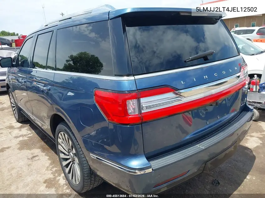 2018 Lincoln Navigator Reserve VIN: 5LMJJ2LT4JEL12502 Lot: 45513684