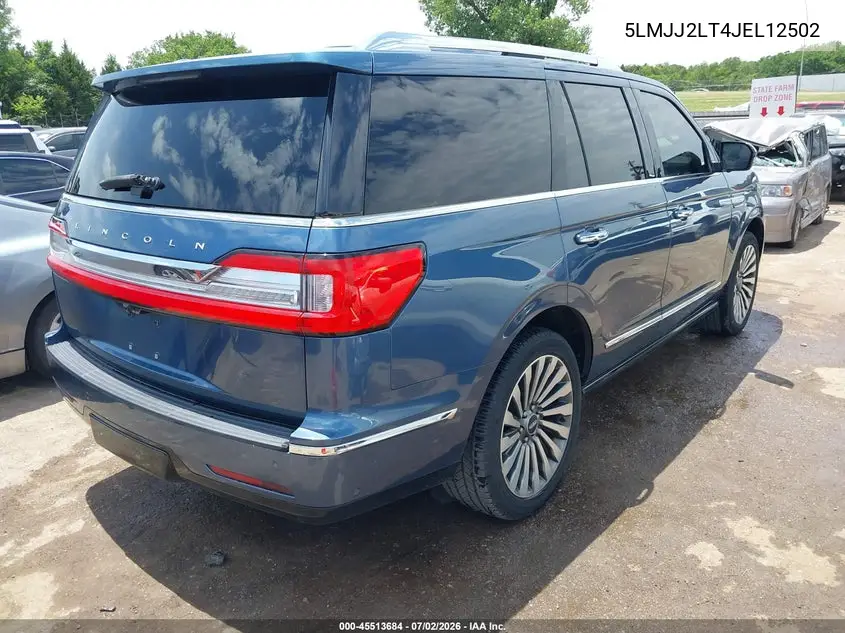 2018 Lincoln Navigator Reserve VIN: 5LMJJ2LT4JEL12502 Lot: 45513684