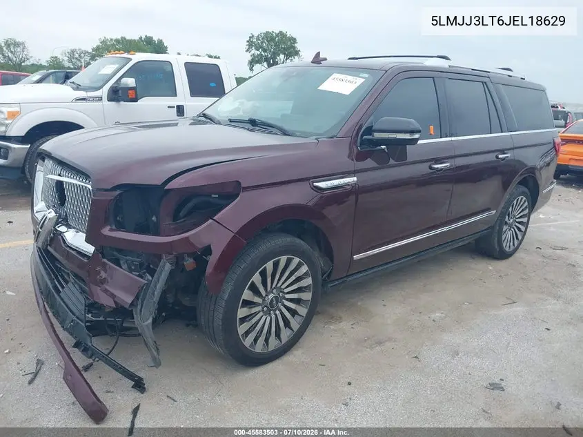 2018 Lincoln Navigator L Reserve VIN: 5LMJJ3LT6JEL18629 Lot: 45583503