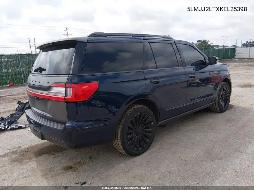 2019 Lincoln Navigator Reserve VIN: 5LMJJ2LTXKEL25398 Lot: 45299660