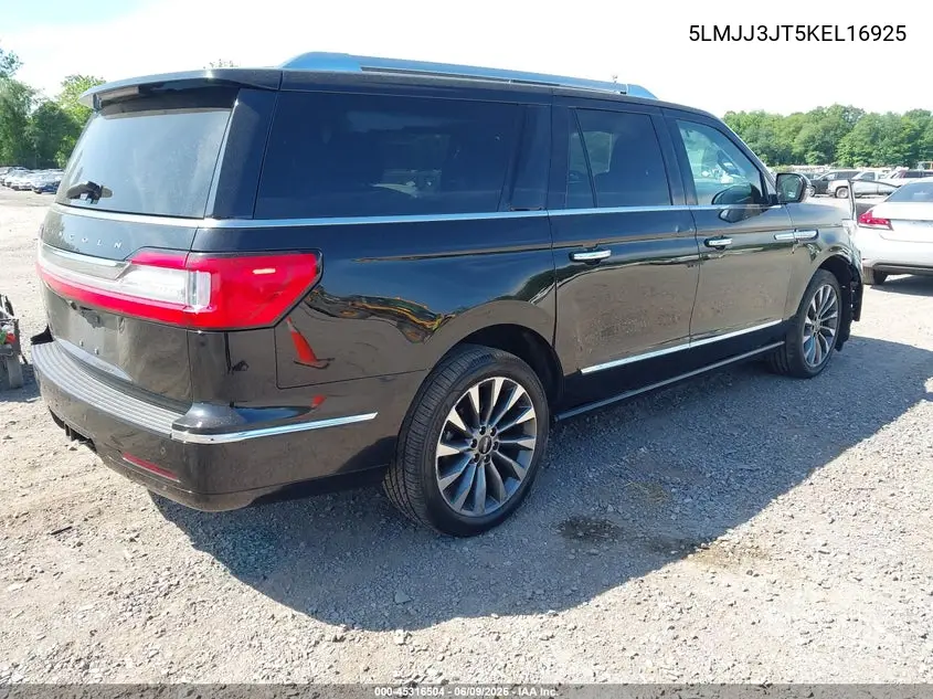 2019 Lincoln Navigator L Select VIN: 5LMJJ3JT5KEL16925 Lot: 45316504