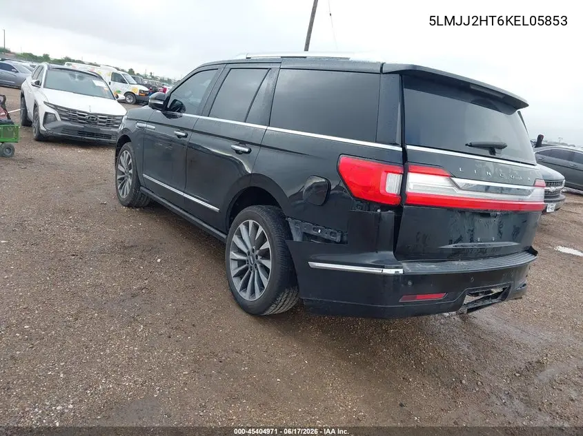 2019 Lincoln Navigator Select VIN: 5LMJJ2HT6KEL05853 Lot: 45404971