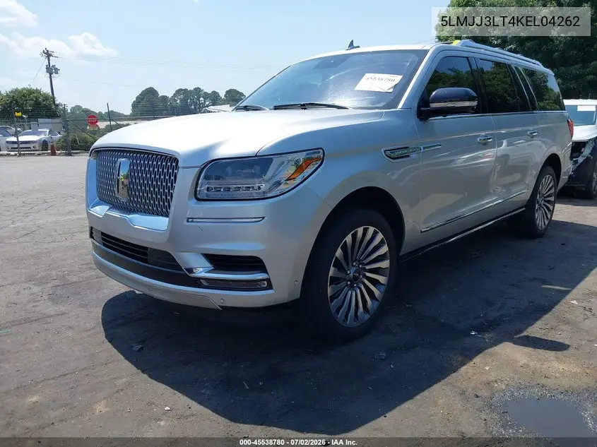 2019 Lincoln Navigator L Reserve VIN: 5LMJJ3LT4KEL04262 Lot: 45538780