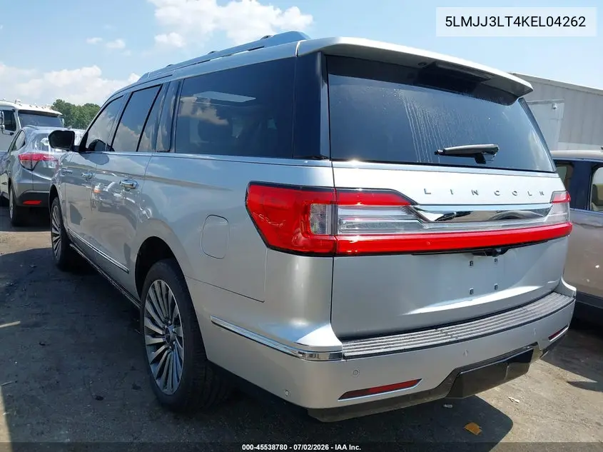 2019 Lincoln Navigator L Reserve VIN: 5LMJJ3LT4KEL04262 Lot: 45538780