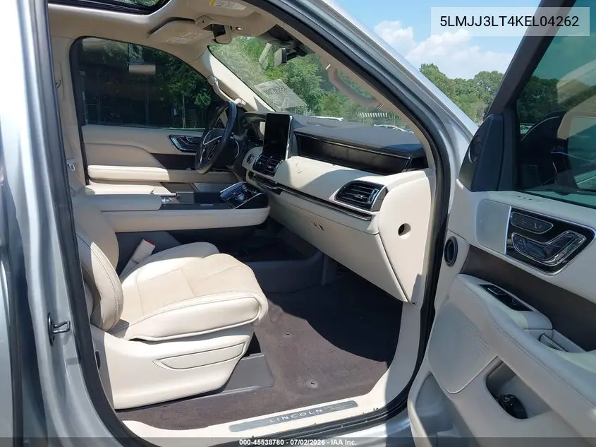 2019 Lincoln Navigator L Reserve VIN: 5LMJJ3LT4KEL04262 Lot: 45538780