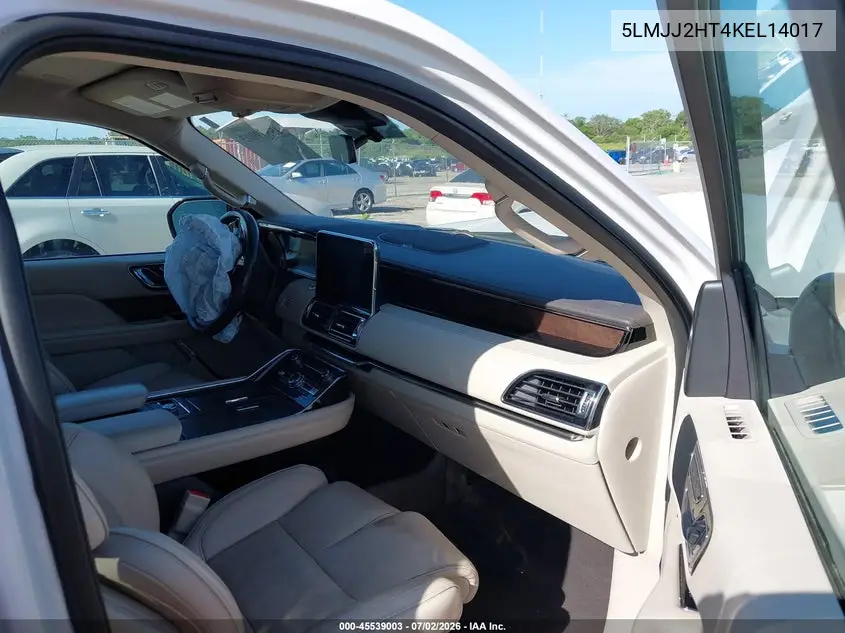 2019 Lincoln Navigator Select VIN: 5LMJJ2HT4KEL14017 Lot: 45539003
