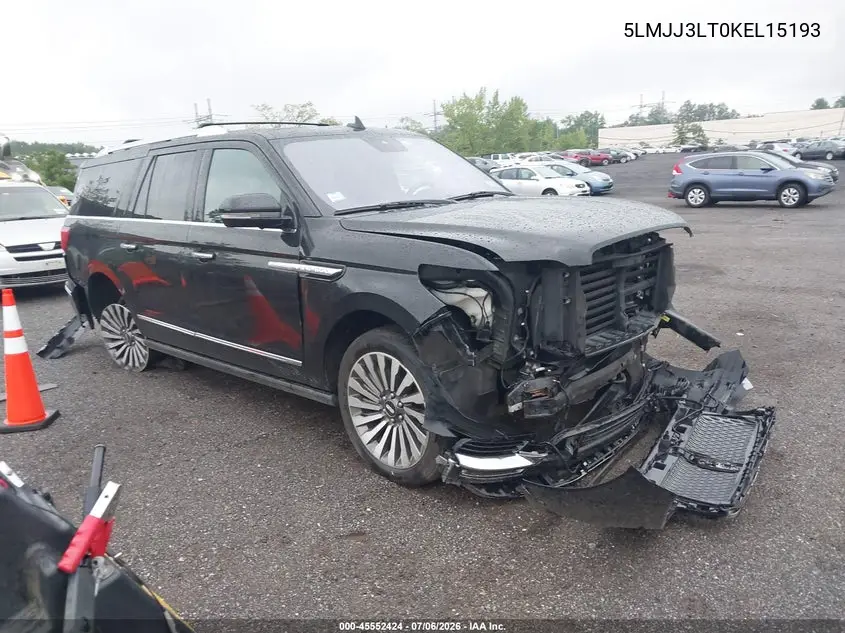 2019 Lincoln Navigator L Reserve VIN: 5LMJJ3LT0KEL15193 Lot: 45552424