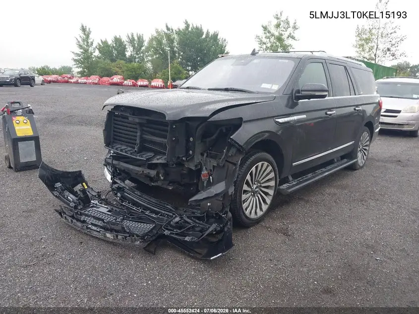 2019 Lincoln Navigator L Reserve VIN: 5LMJJ3LT0KEL15193 Lot: 45552424