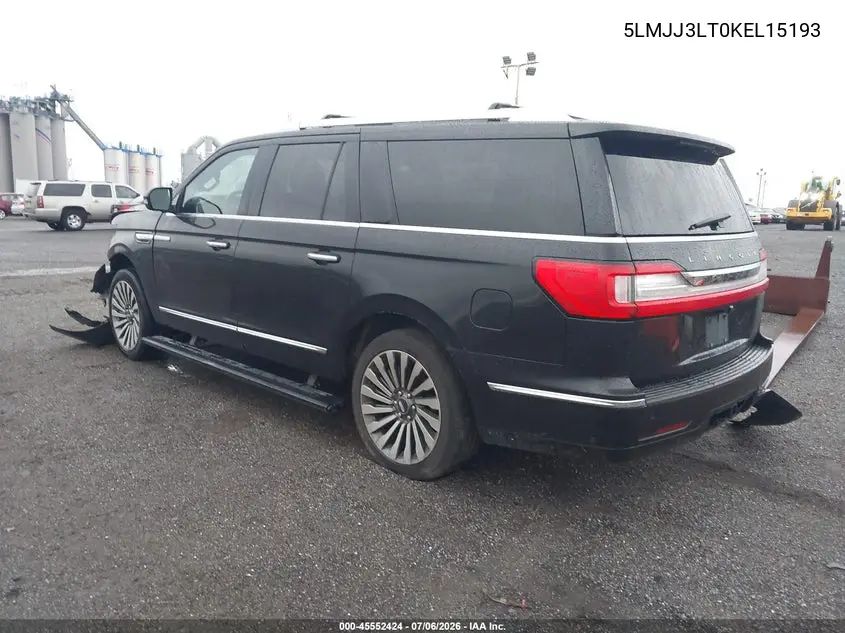 2019 Lincoln Navigator L Reserve VIN: 5LMJJ3LT0KEL15193 Lot: 45552424