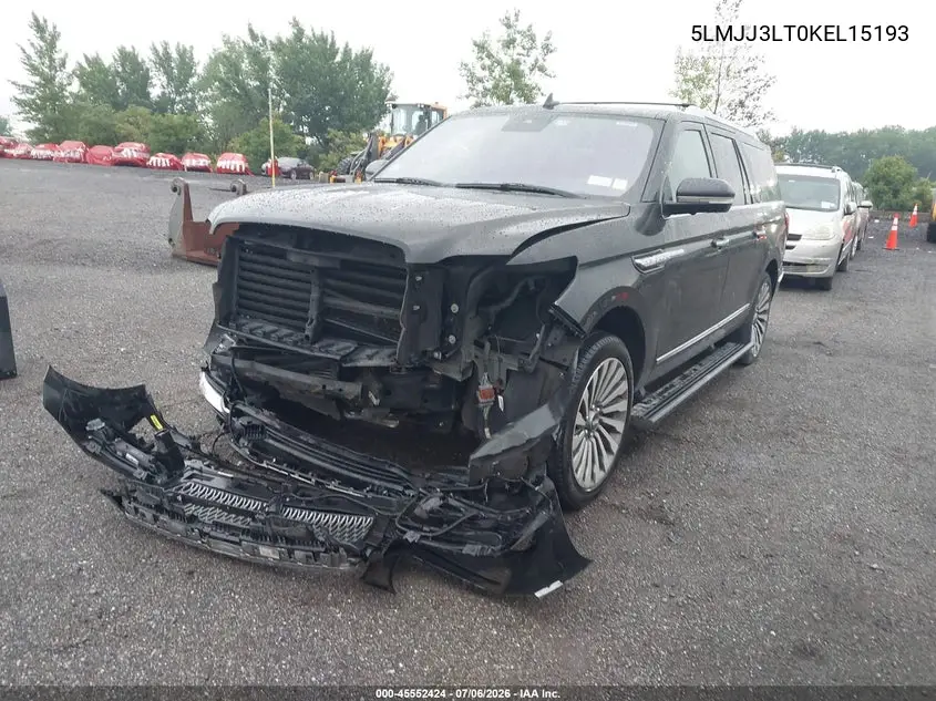 2019 Lincoln Navigator L Reserve VIN: 5LMJJ3LT0KEL15193 Lot: 45552424