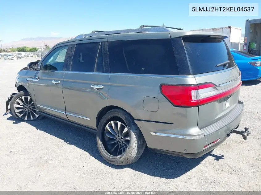 2019 Lincoln Navigator Select VIN: 5LMJJ2HT2KEL04537 Lot: 45570498