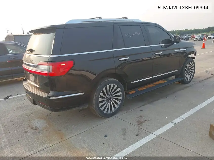 2019 Lincoln Navigator Reserve VIN: 5LMJJ2LTXKEL09394 Lot: 45620764