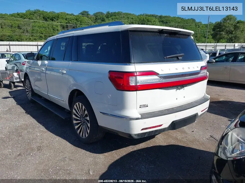 2020 Lincoln Navigator Reserve L VIN: 5LMJJ3LT6LEL13143 Lot: 45339213