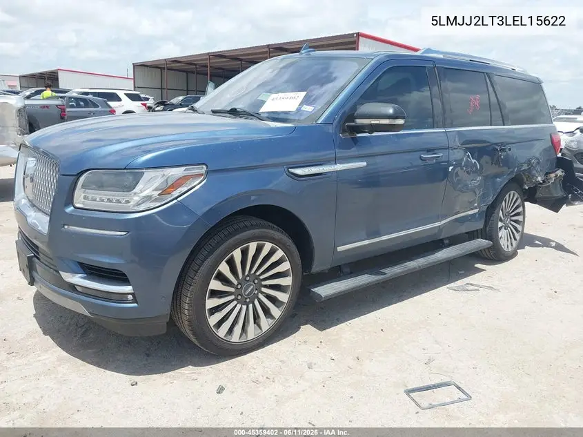 2020 Lincoln Navigator Reserve VIN: 5LMJJ2LT3LEL15622 Lot: 45359402