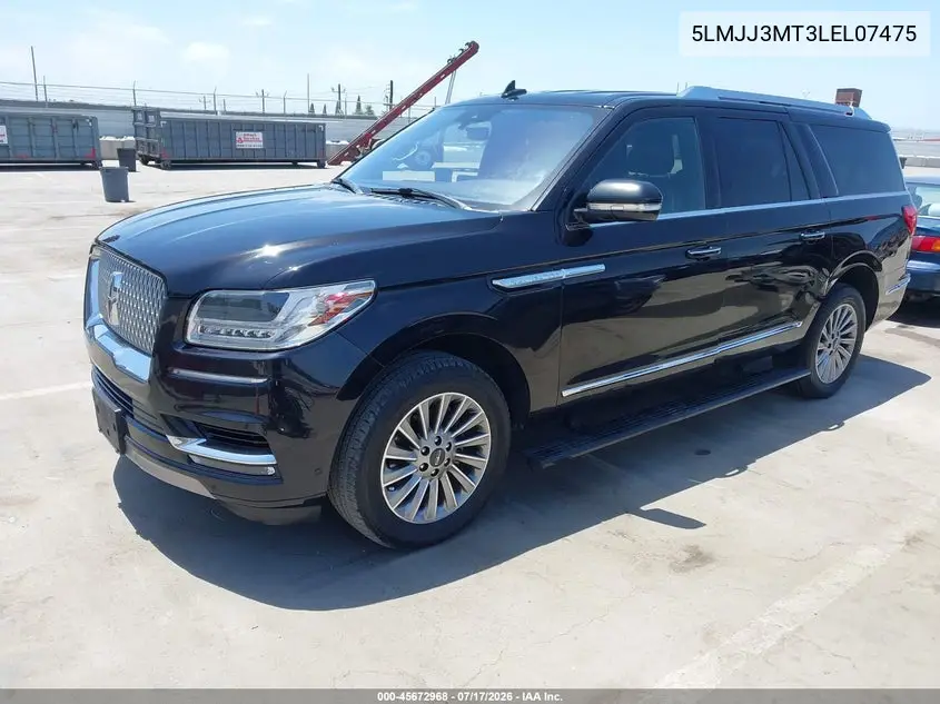 2020 Lincoln Navigator Standard L VIN: 5LMJJ3MT3LEL07475 Lot: 45672968