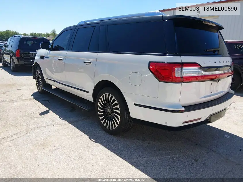 2021 Lincoln Navigator Black Label L VIN: 5LMJJ3TT8MEL00590 Lot: 45338816