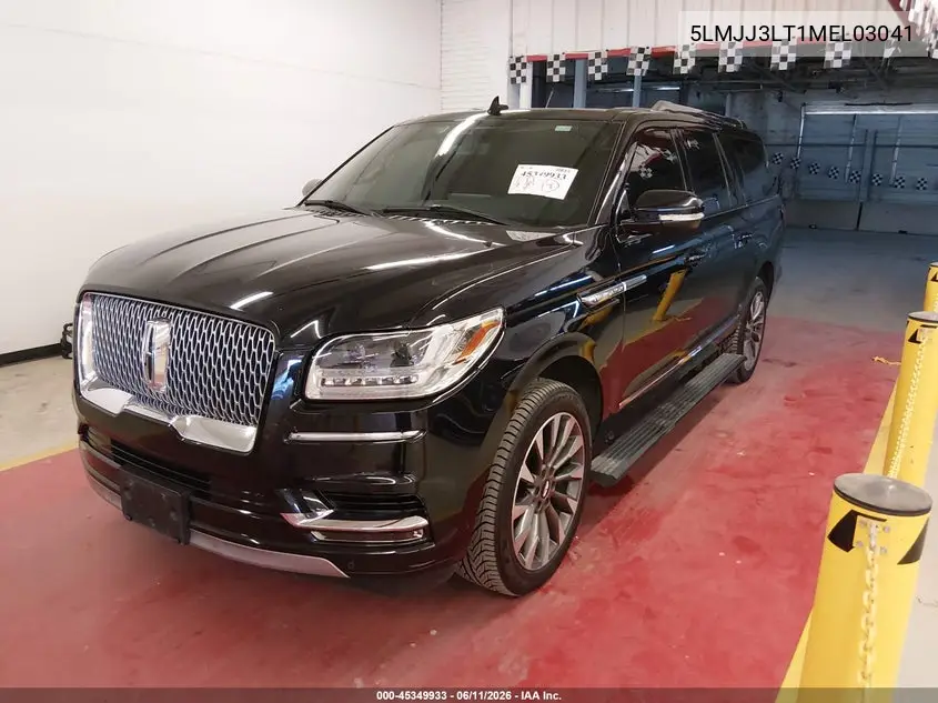 2021 Lincoln Navigator Reserve L VIN: 5LMJJ3LT1MEL03041 Lot: 45349933
