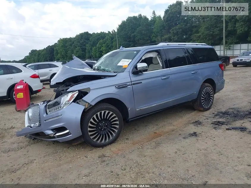 2021 Lincoln Navigator Black Label L VIN: 5LMJJ3TT1MEL07672 Lot: 45391144