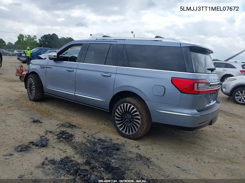 2021 Lincoln Navigator Black Label L VIN: 5LMJJ3TT1MEL07672 Lot: 45391144