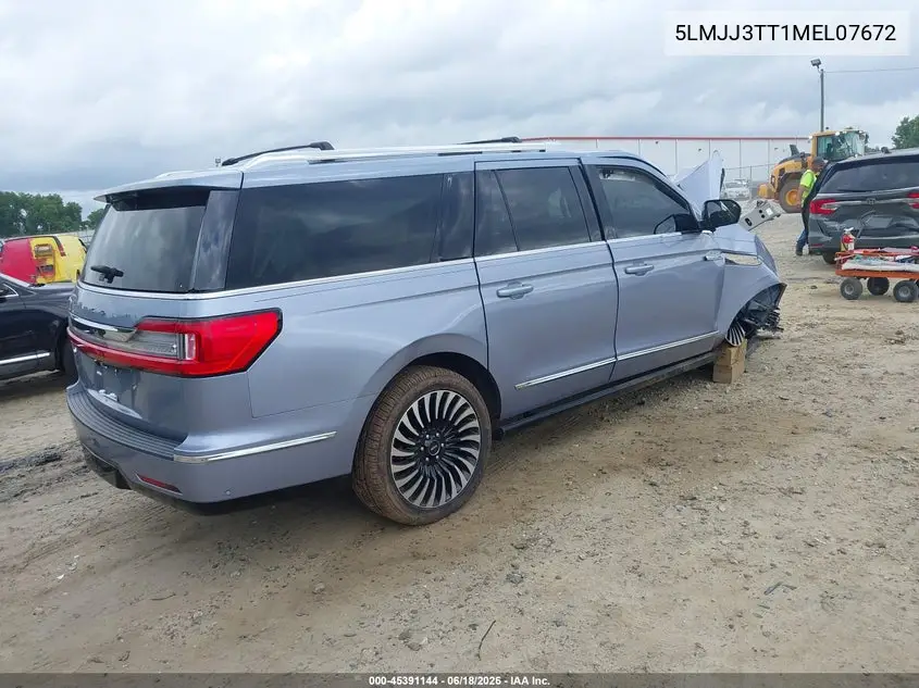 2021 Lincoln Navigator Black Label L VIN: 5LMJJ3TT1MEL07672 Lot: 45391144