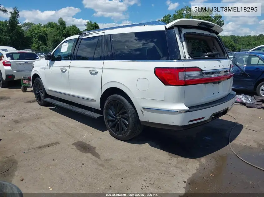 2021 Lincoln Navigator Reserve L VIN: 5LMJJ3LT8MEL18295 Lot: 45393529