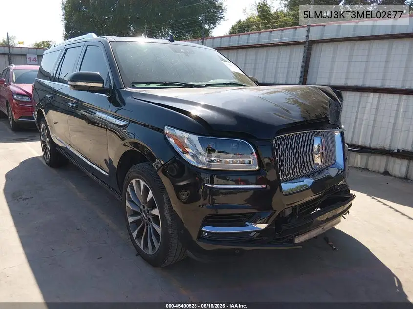 2021 Lincoln Navigator Reserve L VIN: 5LMJJ3KT3MEL02877 Lot: 45400528