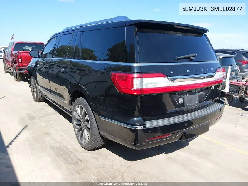 2021 Lincoln Navigator Reserve L VIN: 5LMJJ3KT3MEL02877 Lot: 45400528