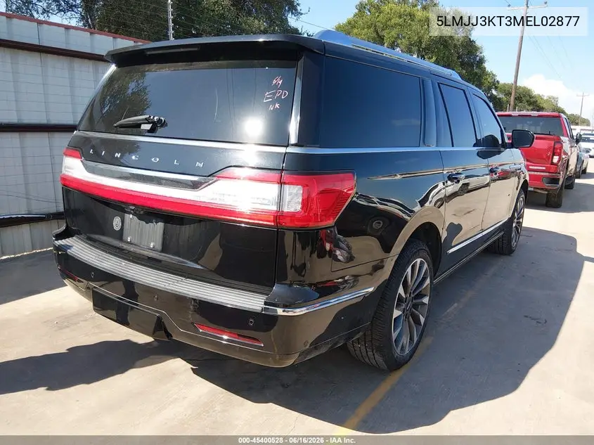 2021 Lincoln Navigator Reserve L VIN: 5LMJJ3KT3MEL02877 Lot: 45400528