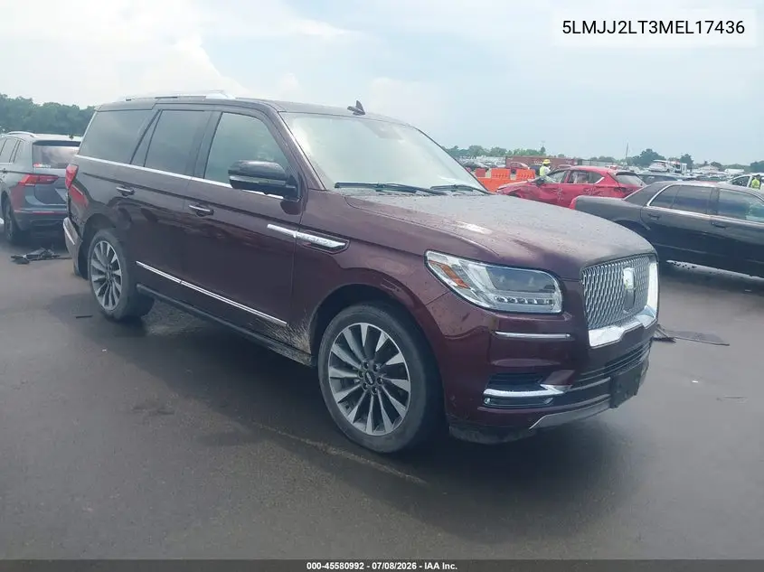2021 Lincoln Navigator Reserve VIN: 5LMJJ2LT3MEL17436 Lot: 45580992
