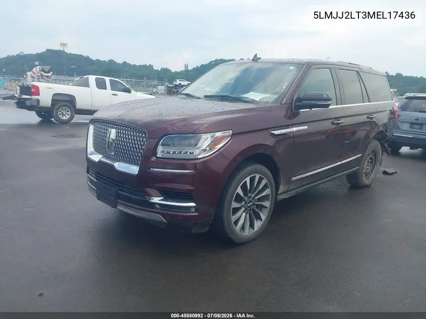 2021 Lincoln Navigator Reserve VIN: 5LMJJ2LT3MEL17436 Lot: 45580992