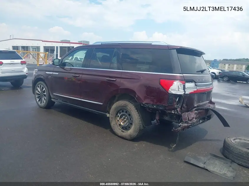 2021 Lincoln Navigator Reserve VIN: 5LMJJ2LT3MEL17436 Lot: 45580992