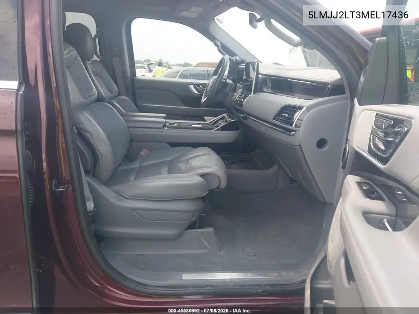 2021 Lincoln Navigator Reserve VIN: 5LMJJ2LT3MEL17436 Lot: 45580992