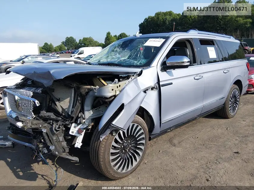 2021 Lincoln Navigator Black Label L VIN: 5LMJJ3TT0MEL00471 Lot: 45584502