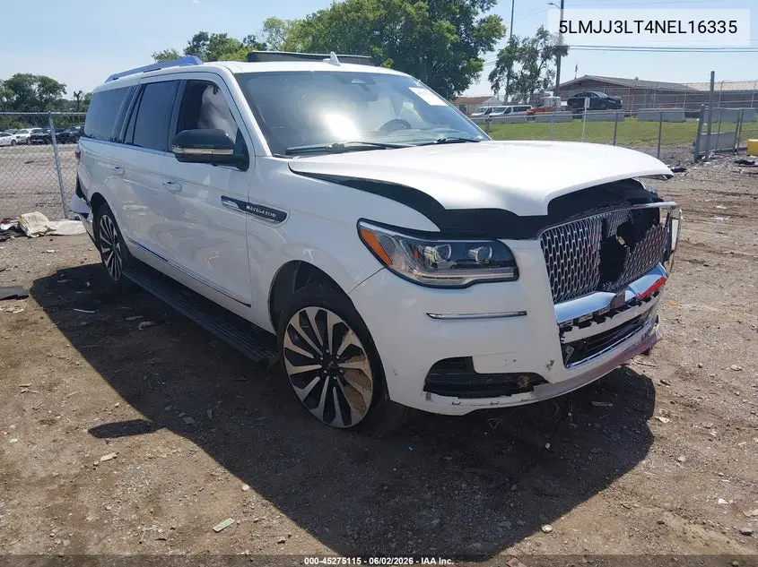 2022 Lincoln Navigator Reserve L VIN: 5LMJJ3LT4NEL16335 Lot: 45275115