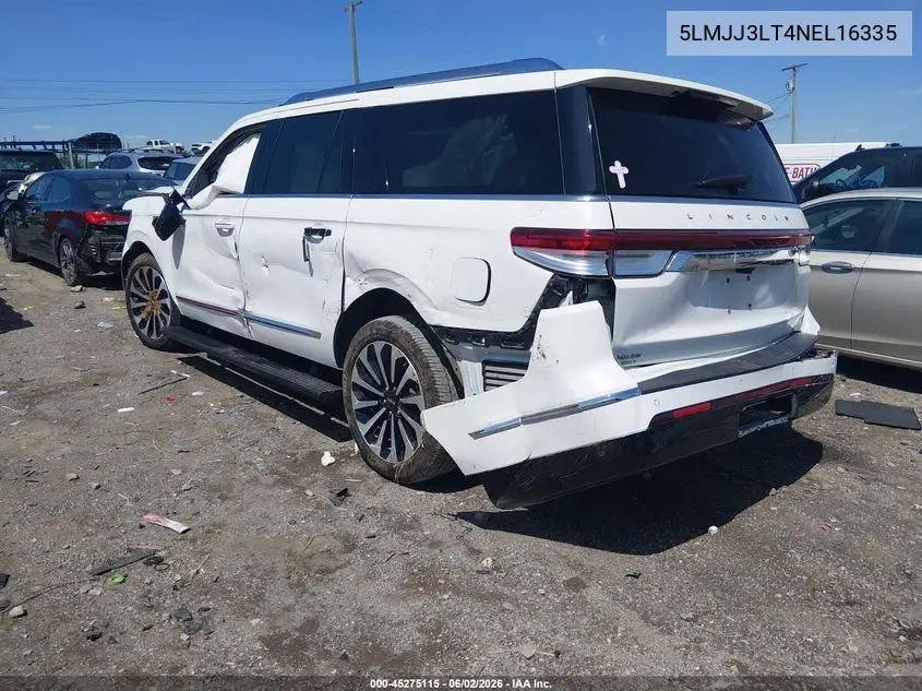 2022 Lincoln Navigator Reserve L VIN: 5LMJJ3LT4NEL16335 Lot: 45275115