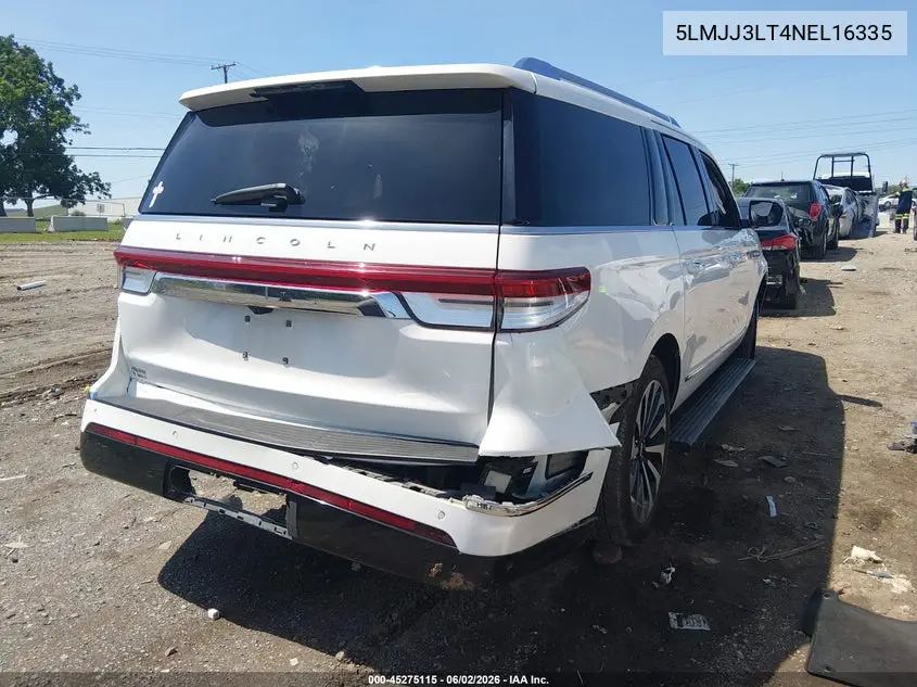 2022 Lincoln Navigator Reserve L VIN: 5LMJJ3LT4NEL16335 Lot: 45275115