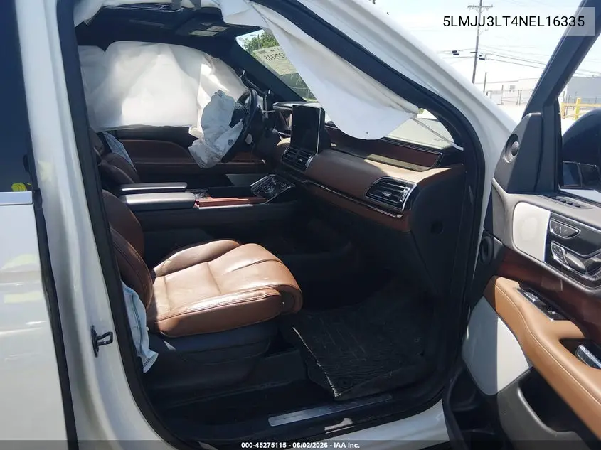2022 Lincoln Navigator Reserve L VIN: 5LMJJ3LT4NEL16335 Lot: 45275115