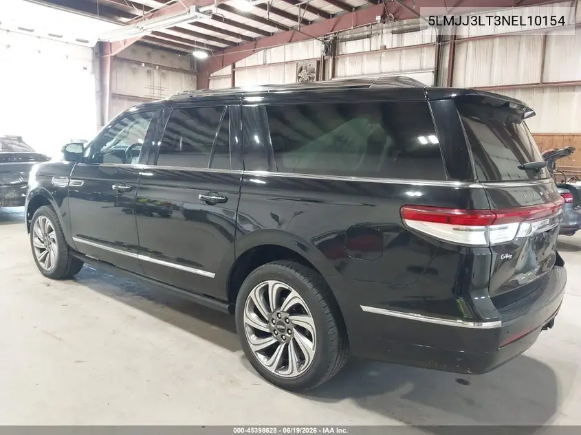 2022 Lincoln Navigator Reserve L VIN: 5LMJJ3LT3NEL10154 Lot: 45398628