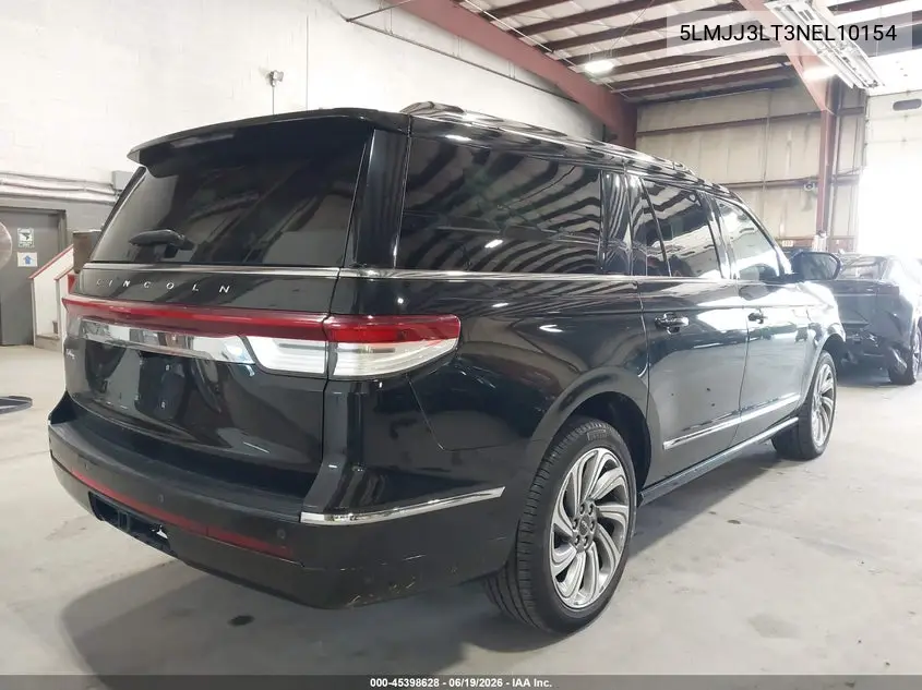 2022 Lincoln Navigator Reserve L VIN: 5LMJJ3LT3NEL10154 Lot: 45398628