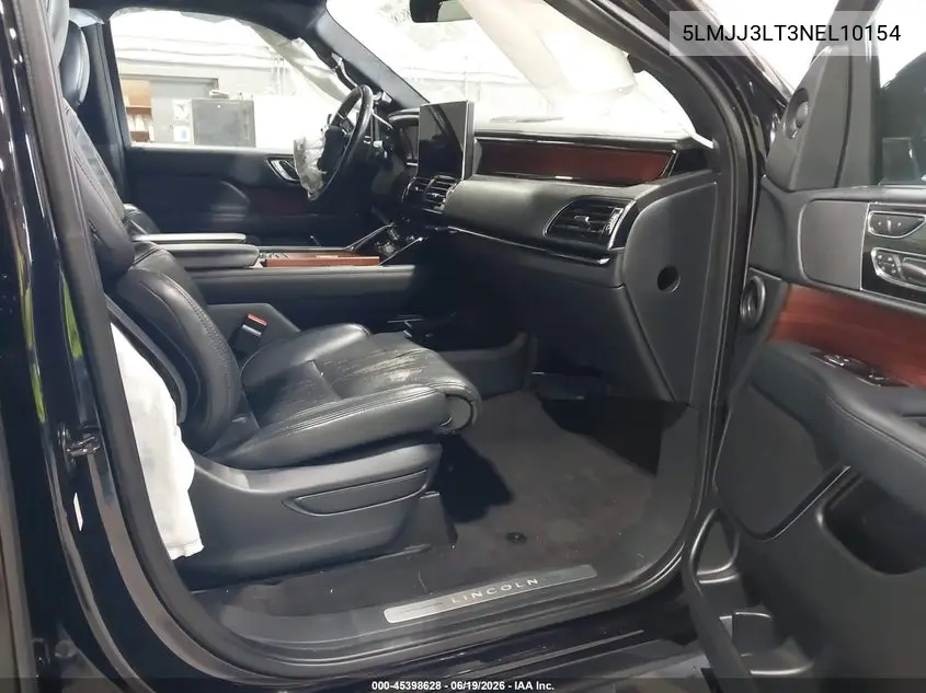 2022 Lincoln Navigator Reserve L VIN: 5LMJJ3LT3NEL10154 Lot: 45398628