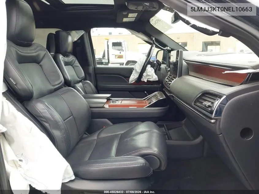 2022 Lincoln Navigator Reserve L VIN: 5LMJJ3KT0NEL10663 Lot: 45526433