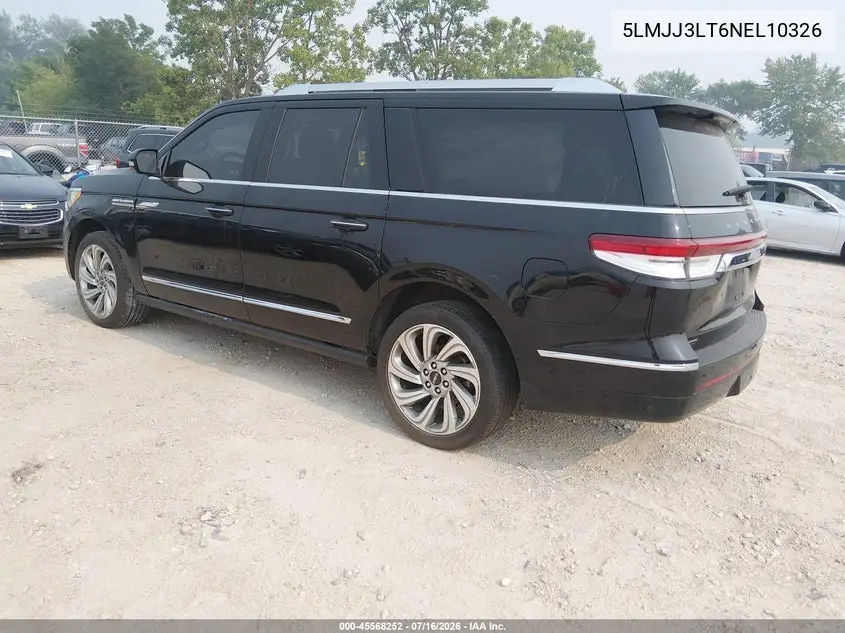 2022 Lincoln Navigator Reserve L VIN: 5LMJJ3LT6NEL10326 Lot: 45568252