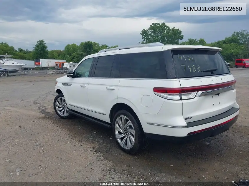 2024 Lincoln Navigator Reserve VIN: 5LMJJ2LG8REL22660 Lot: 45417483