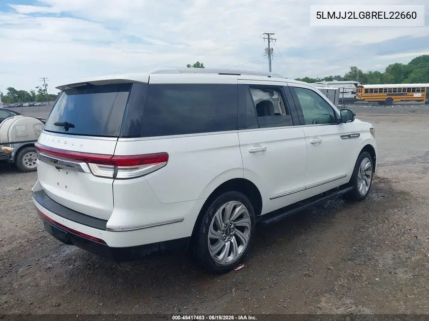 2024 Lincoln Navigator Reserve VIN: 5LMJJ2LG8REL22660 Lot: 45417483
