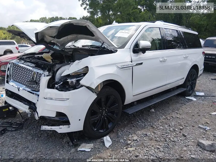 2024 Lincoln Navigator Reserve L VIN: 5LMJJ3LG3REL18358 Lot: 45643266